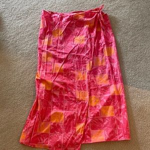 Talbots Floral Cover-up Sarong